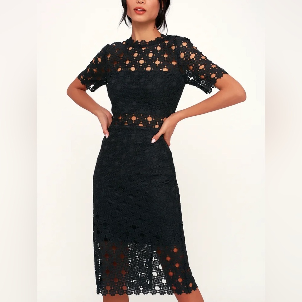 Black Lulus Cocktail Dress